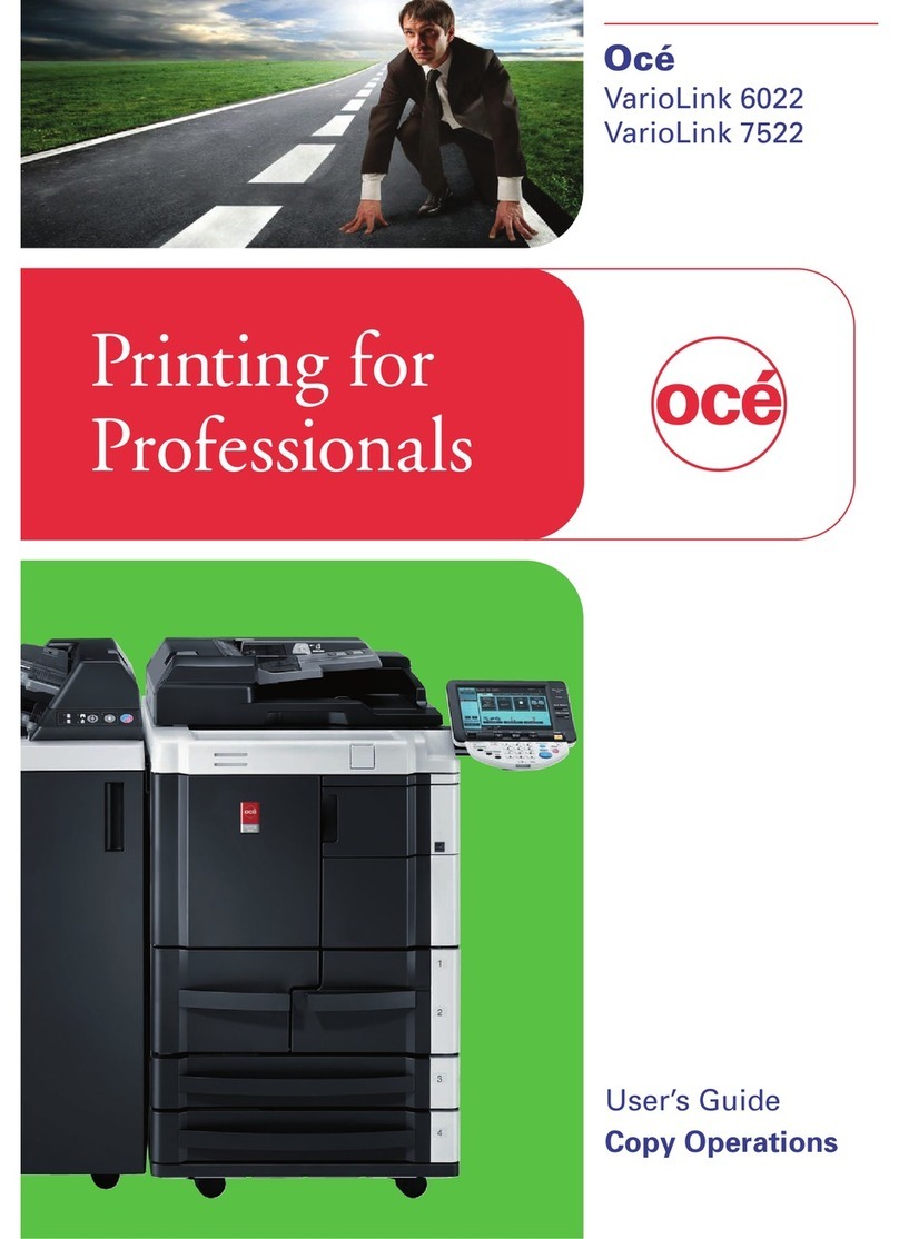 Oce VarioLink 6022 User manual Oce VarioLink 6022 User manual
