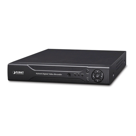 Planet HDVR-430 User manual