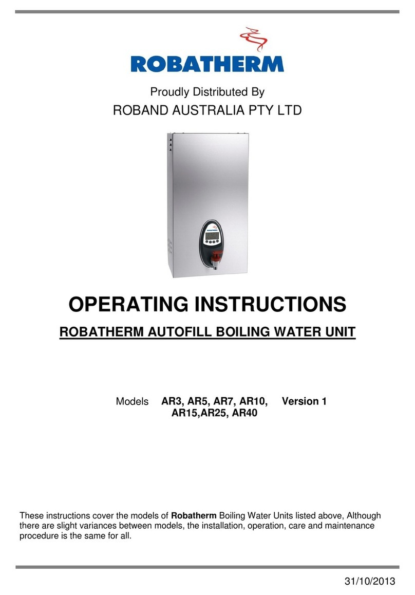 robatherm AR3 operating instructions robatherm AR3 operating instructions