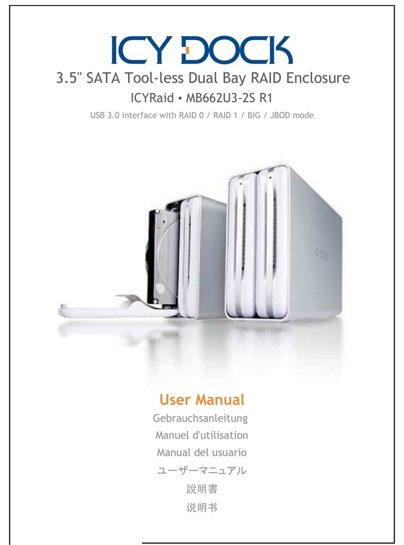 Icy Dock MB662U3-2S R1 user manual