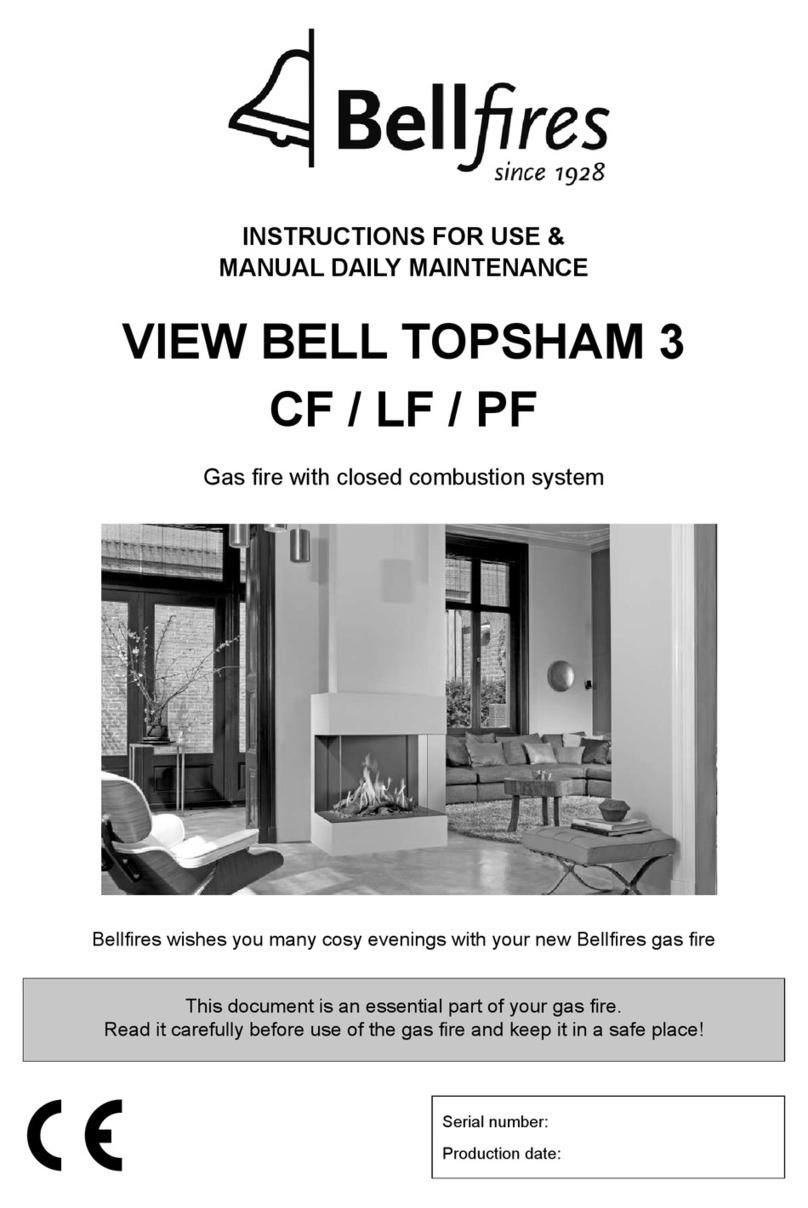 Bellfires VIEW BELL TOPSHAM 3 CF Instructions for use