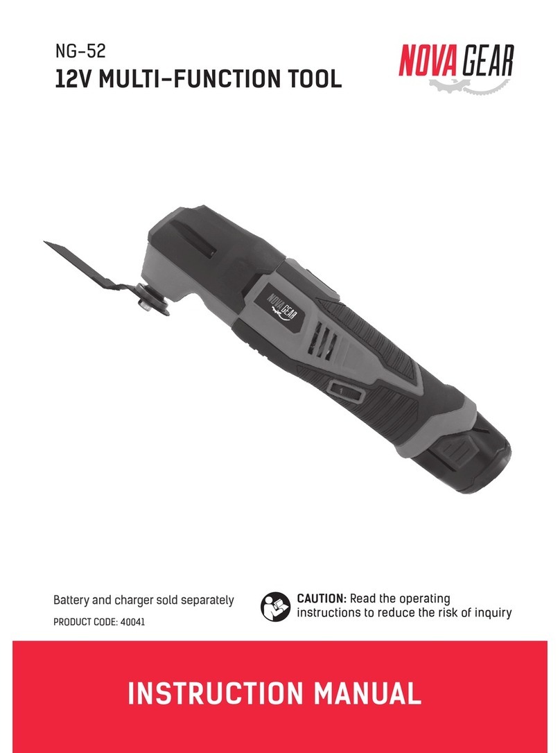 Nova gear NG-52 instruction manual