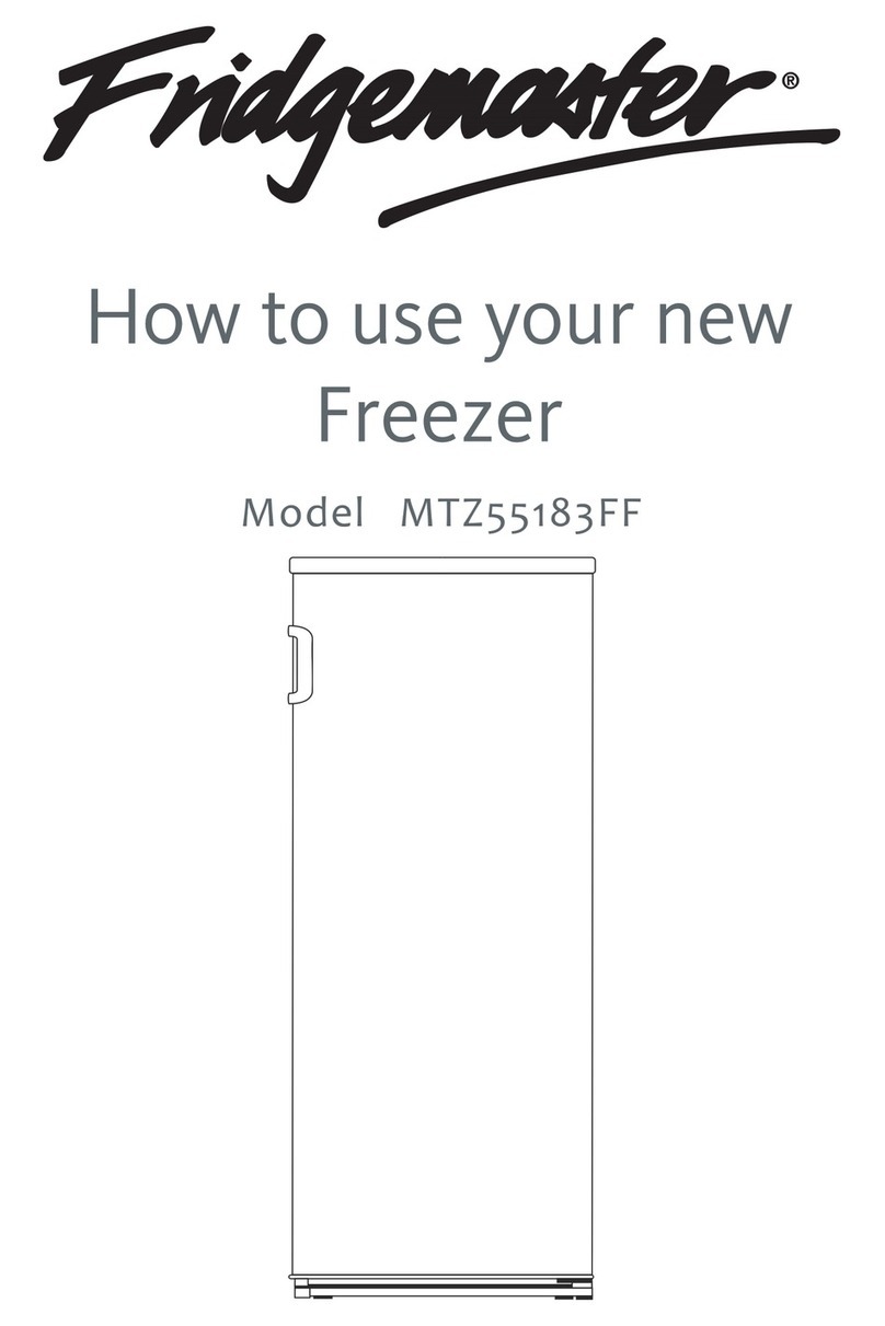 Fridgemaster MTZ55183FF Operating instructions