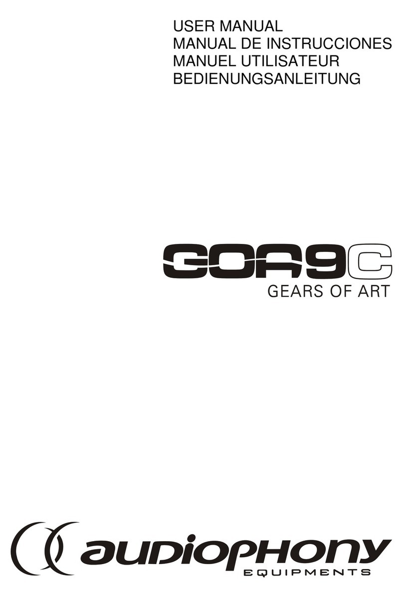 audiophony GOA9C user manual