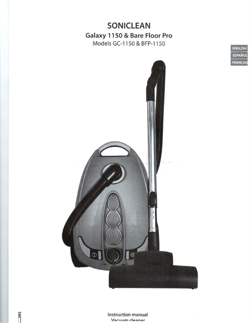 Soniclean GC-1150 instruction manual