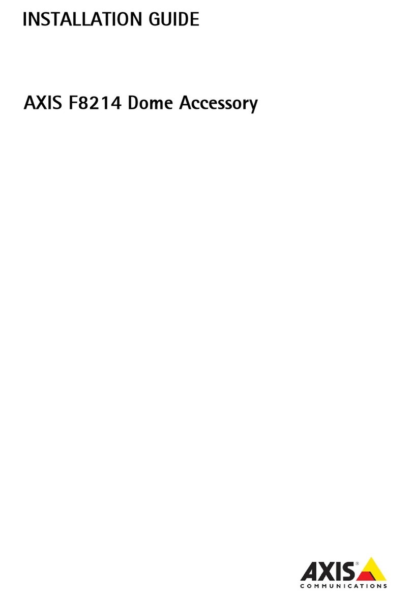 Axis F8214 User manual