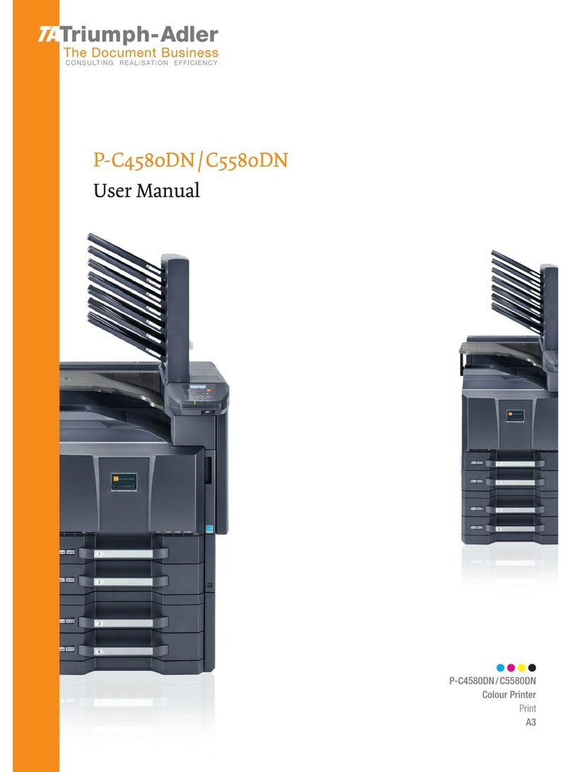 Triumph Adler P-C4580DN User manual