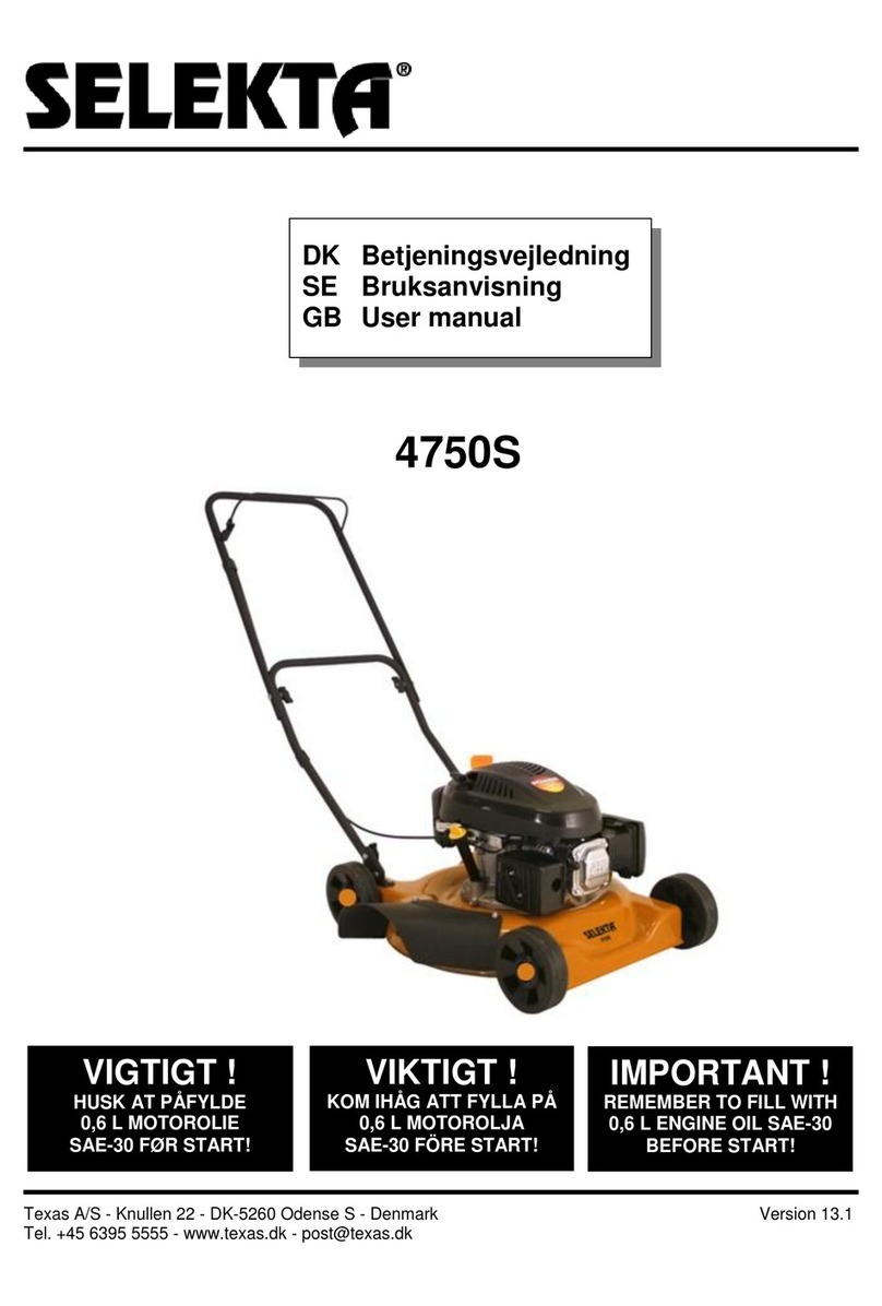 Selekta 4750S user manual