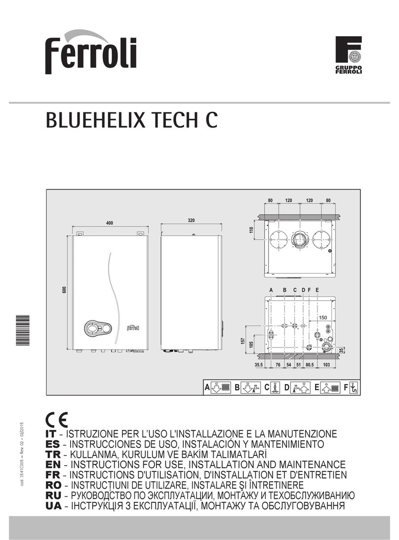 Ferroli BLUEHELIX TECH C Troubleshooting guide