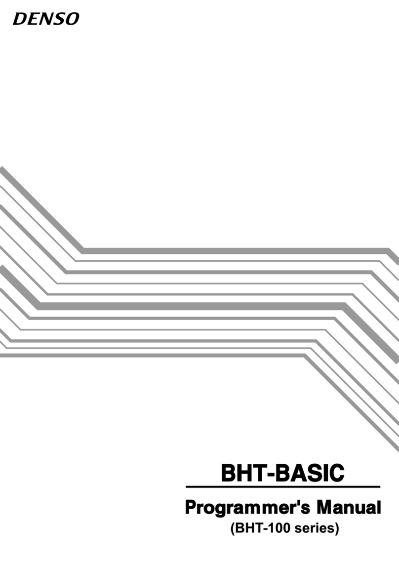 Denso BHT-BASIC 100 SERIES Operating and maintenance manual