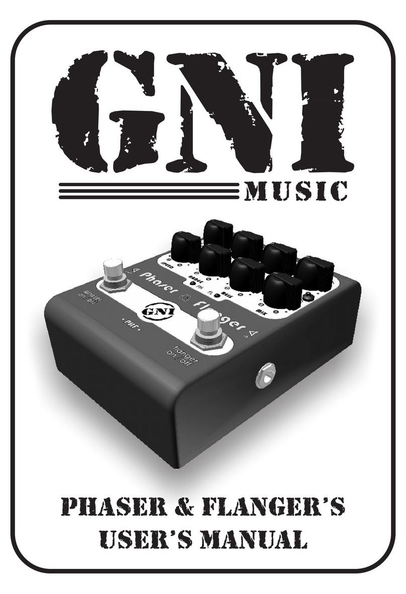 GNI Phaser & Flanger user manual