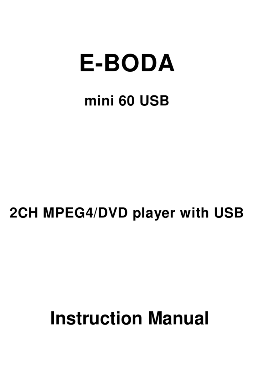 E-Boda DVXmini60 instruction manual