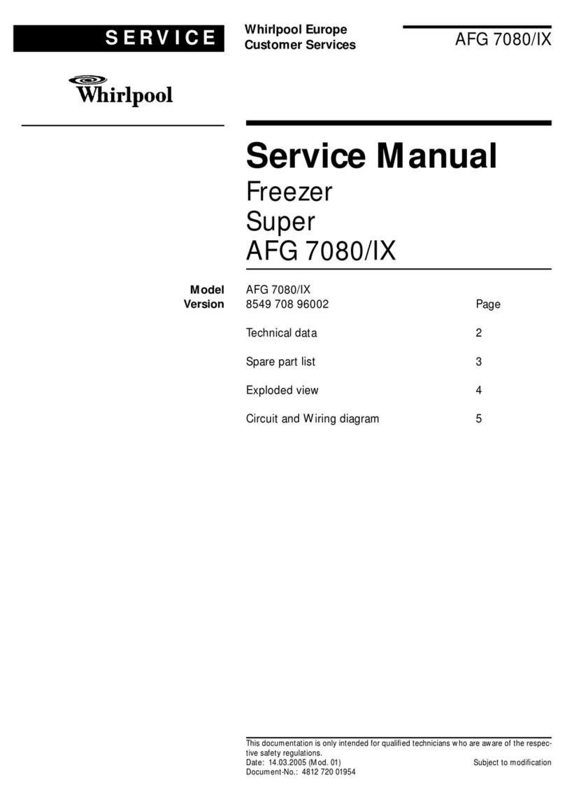 Whirlpool AFG 7080/IX Service manual