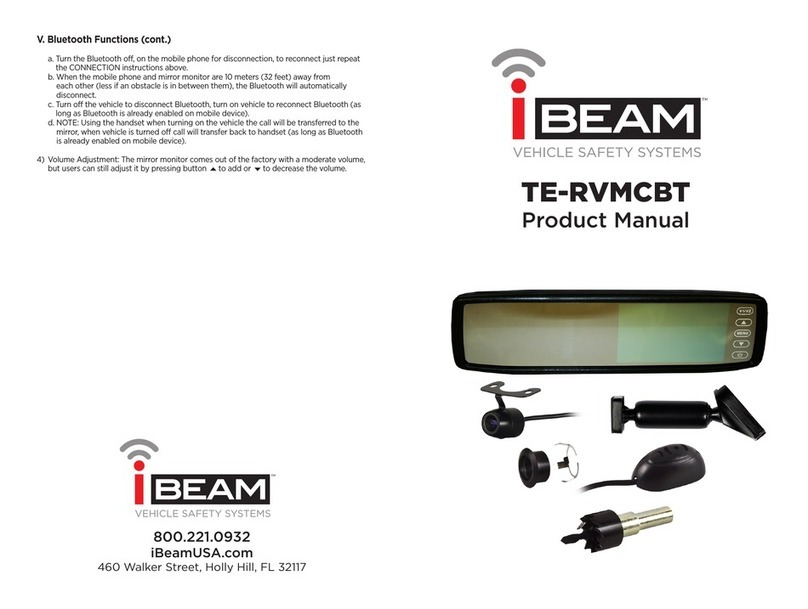iBeam TE-RVMCBT product manual