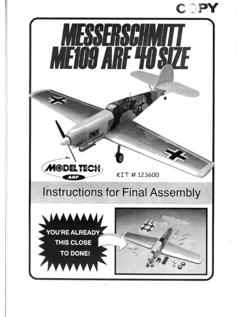 Modeltech 123600 Instructions for final assembly