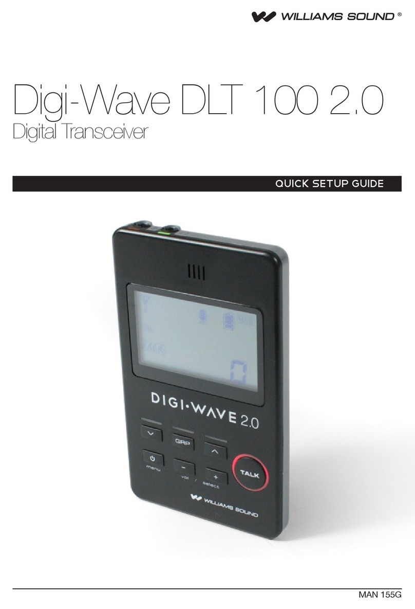 Williams Sound DLT 100 2.0 User manual