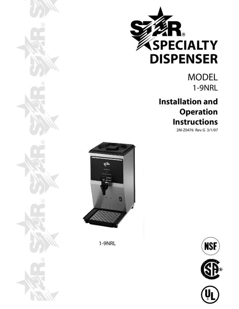 Star 1-9NRL Installation and operation instructions