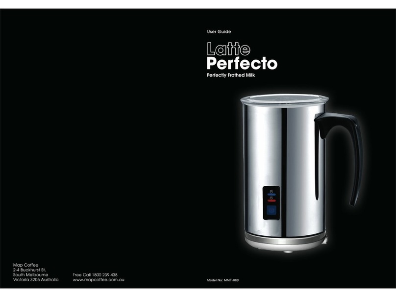 Map Latte Perfecto MMF-009 user guide