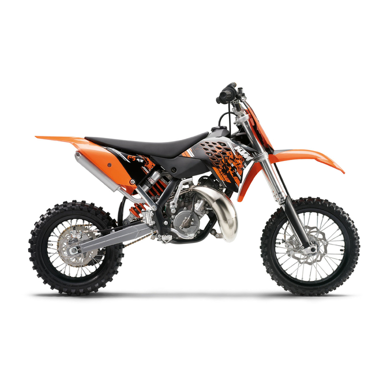 KTM 65 SX 2009 Operating instructions KTM 65 SX 2009 Operating instructions