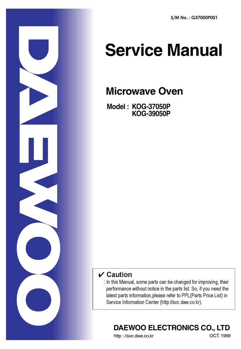 Daewoo KOG-37050P Service manual