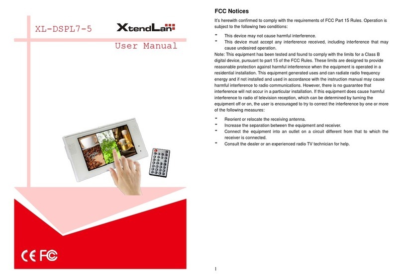 XtendLan XL-DSPL7-5 user manual