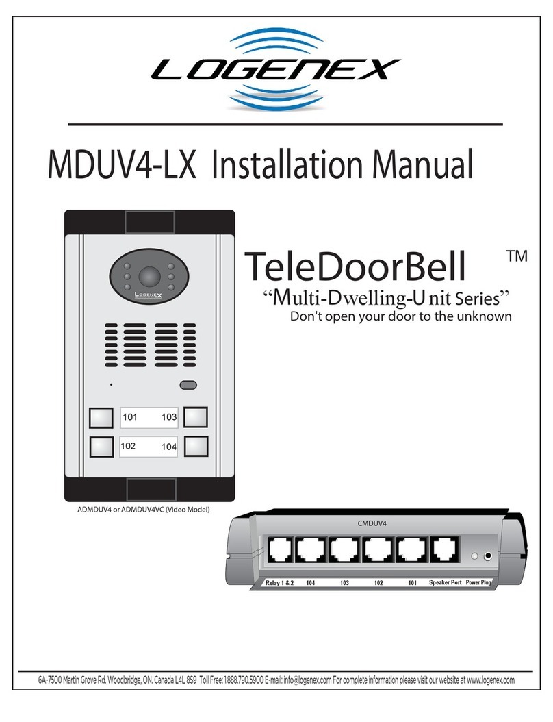 Logenex MDUV4-LX installation manual