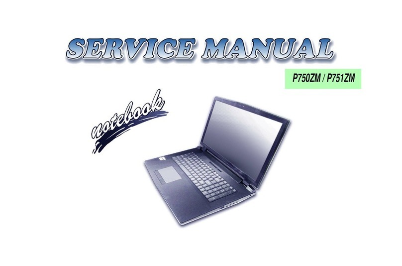 Clevo P750ZM User manual