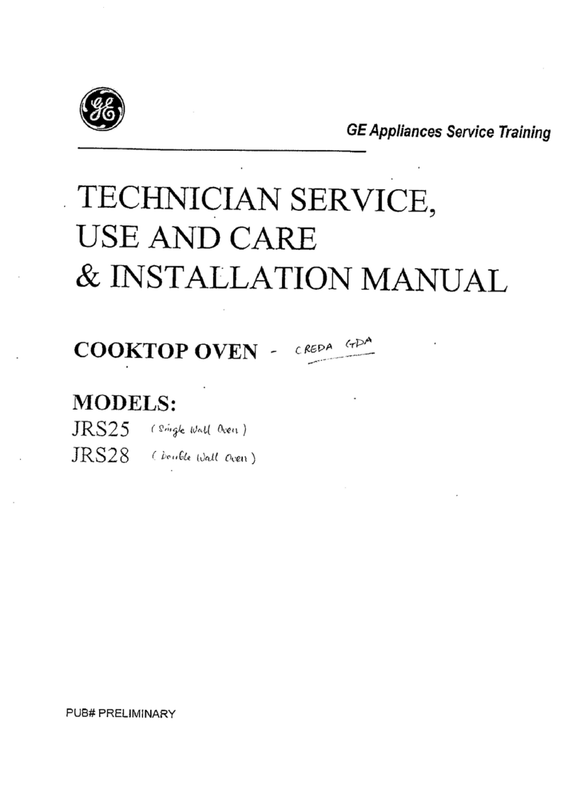 GE JRS25 Operating manual GE JRS25 Operating manual