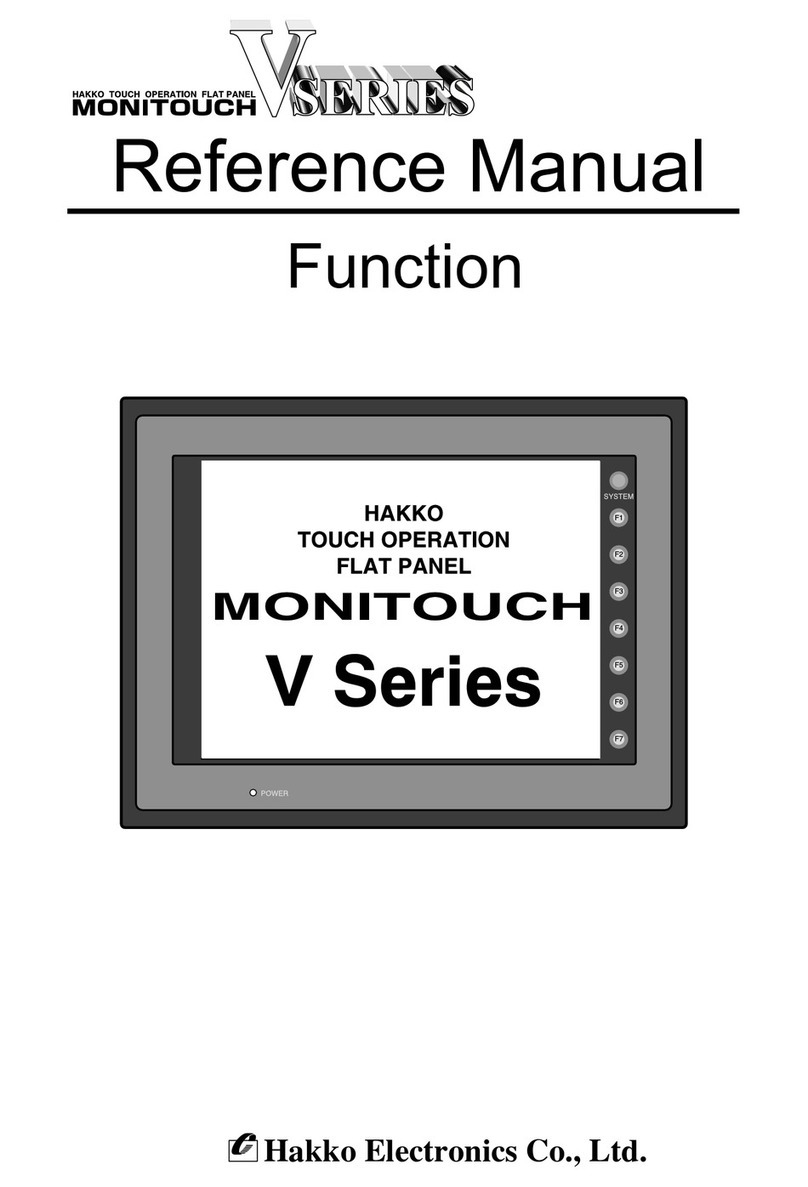 Hakko Electronics Monitouch V Series Reference manual