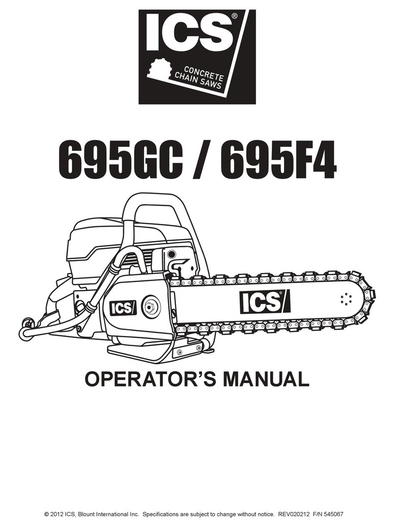 ICS 695GC User manual