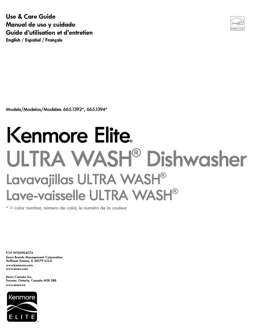 Kenmore Elite 665.1392 Series User manual