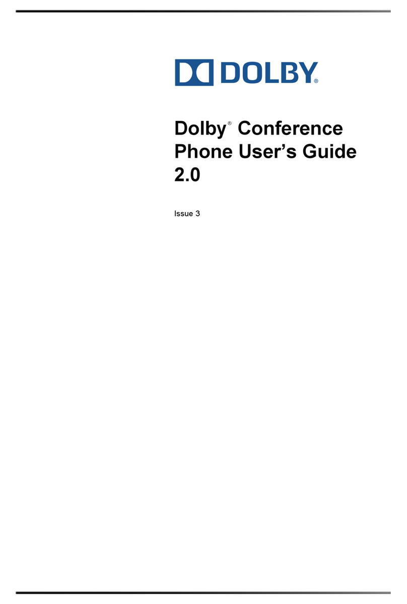 Dolby Laboratories Conference Phone User manual