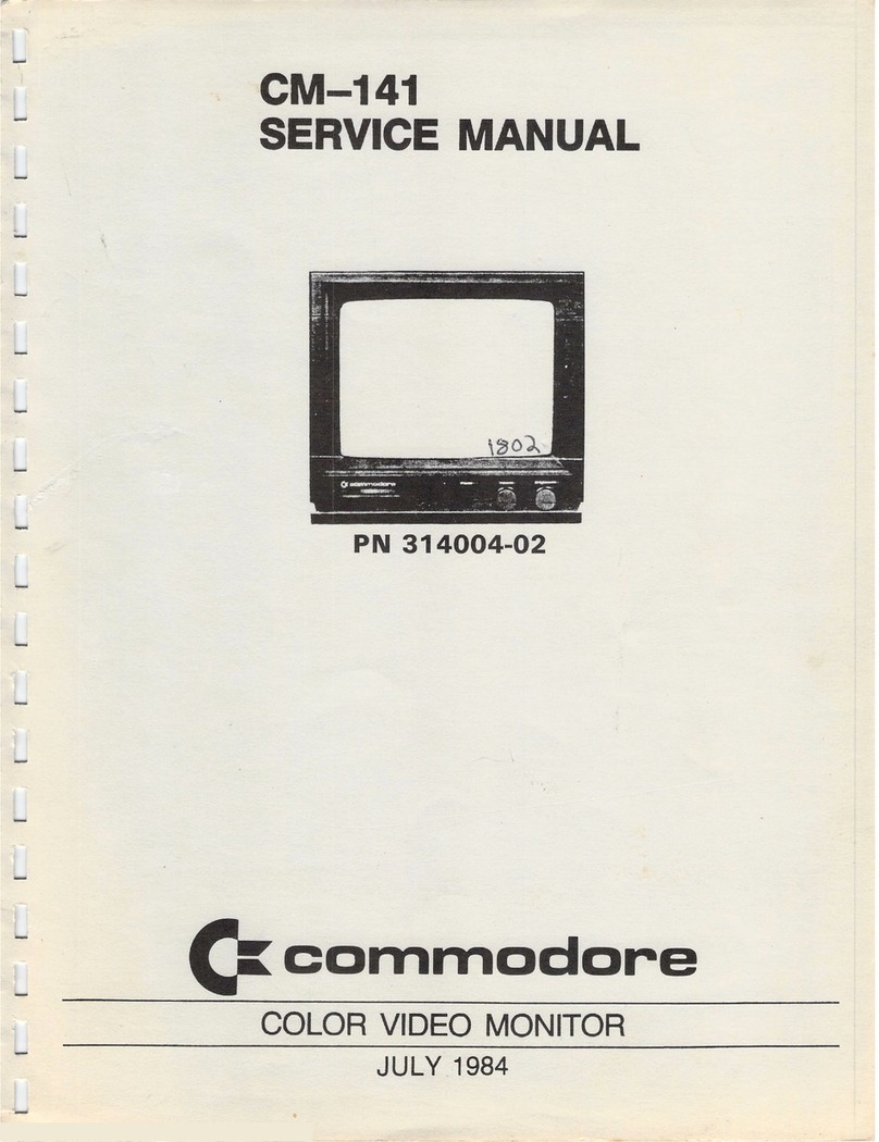 Commodore CM-141 User manual
