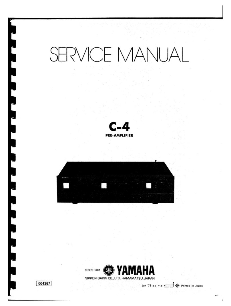 Yamaha C-4 User manual Yamaha C-4 User manual