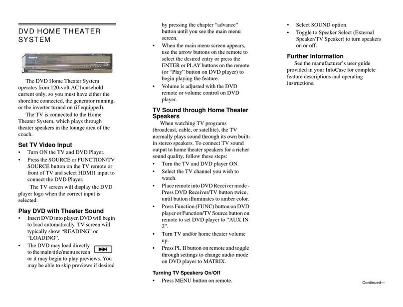 Winnebago Sightseer 34M Assembly instructions