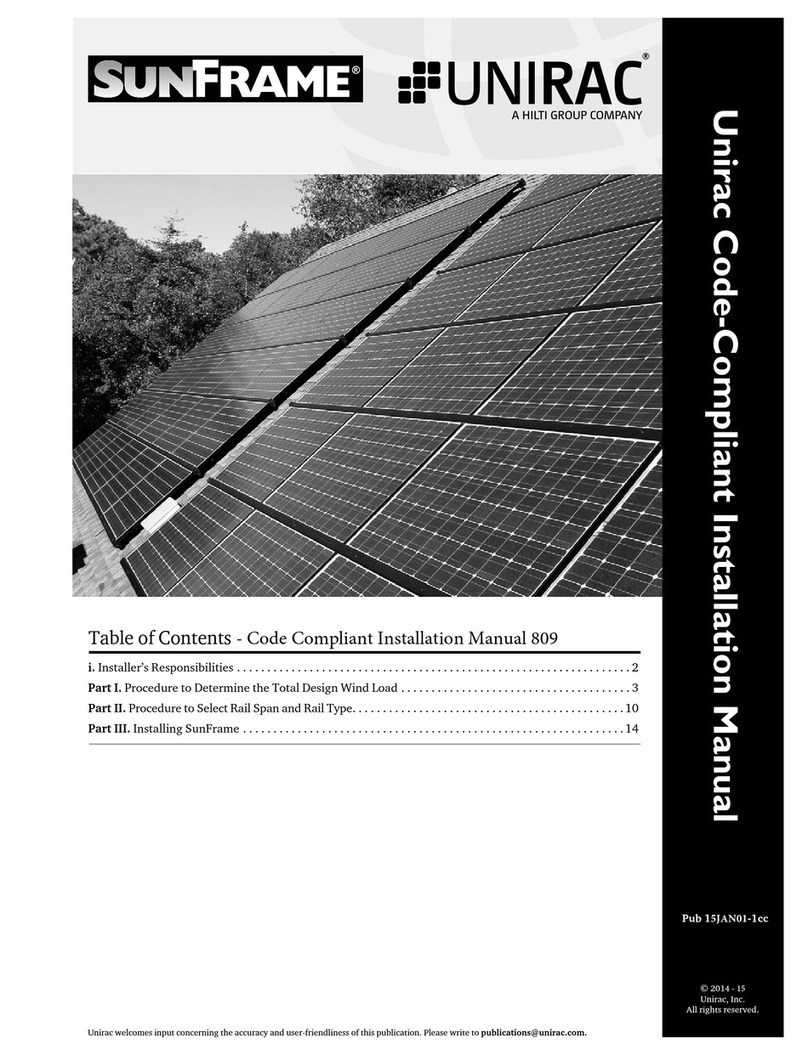 UNIRAC SunFrame installation manual