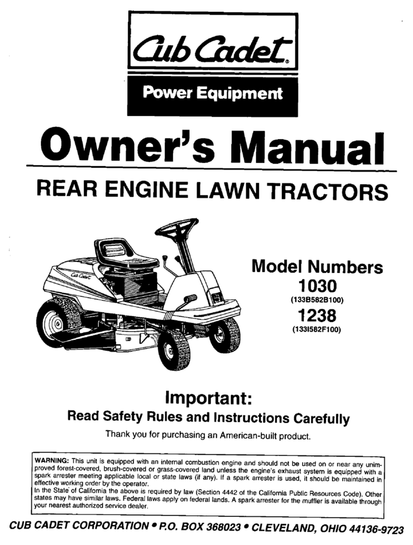 Cub Cadet 1030 User manual Cub Cadet 1030 User manual