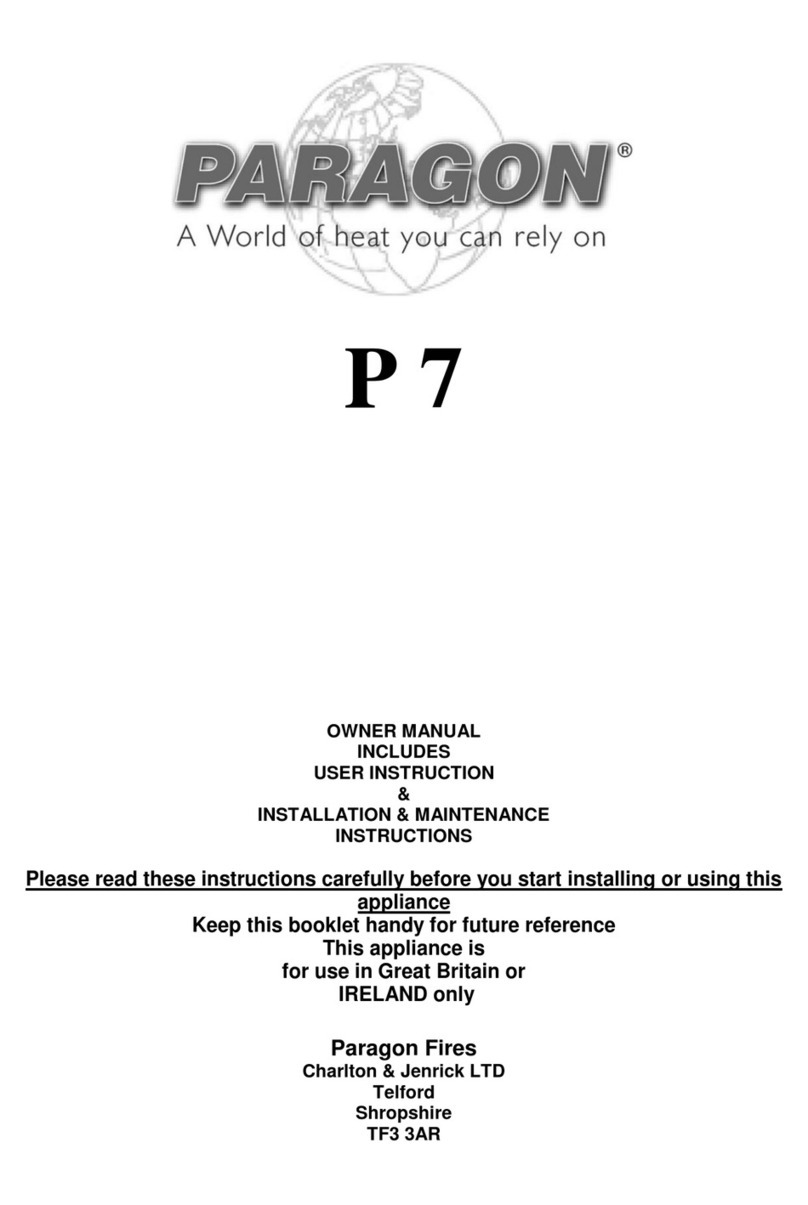 Paragon P7 Installation & maintenance instructions