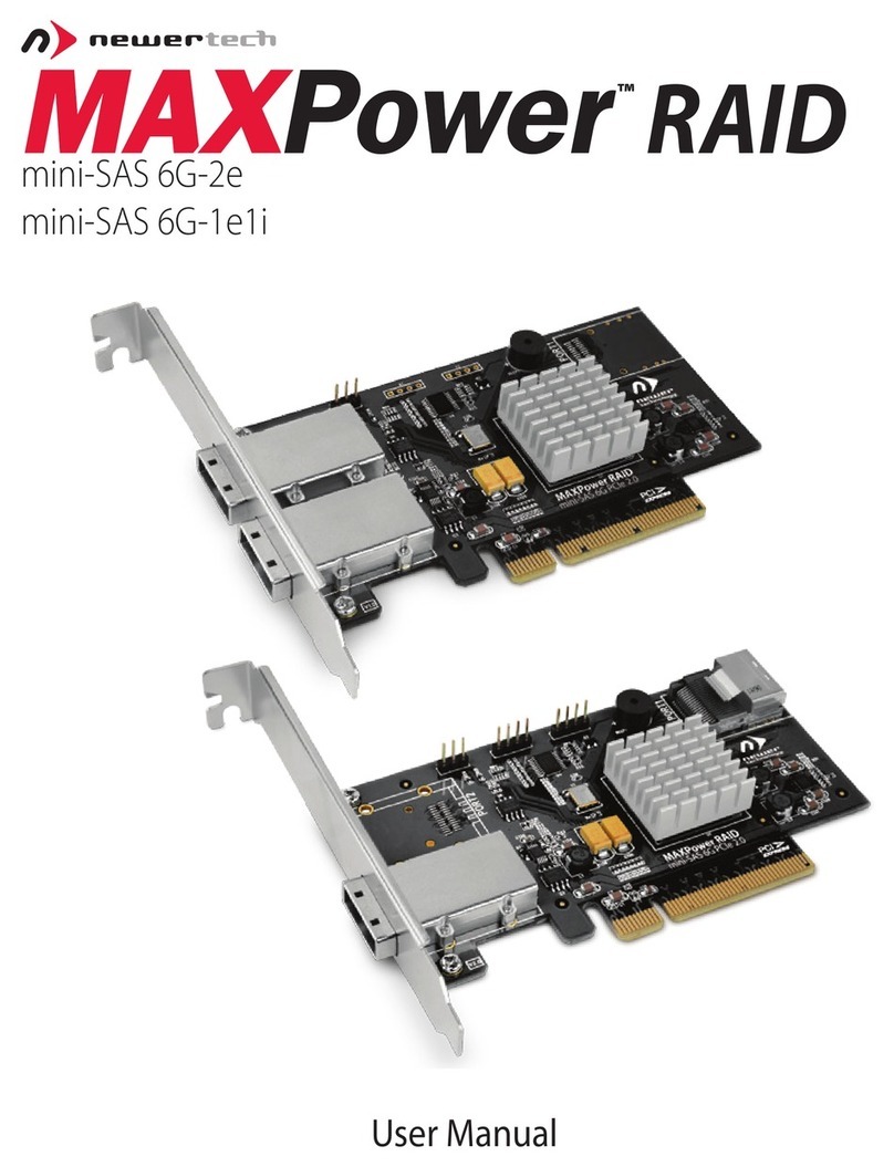 NewerTech MAXPower mini-SAS 6G-2e user manual