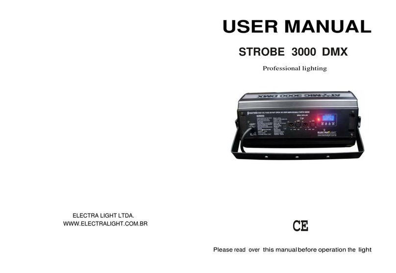 Electra Light Atomic 3000 DMX user manual