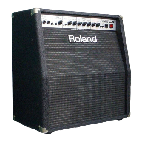 Roland GC-408 Operating and maintenance manual