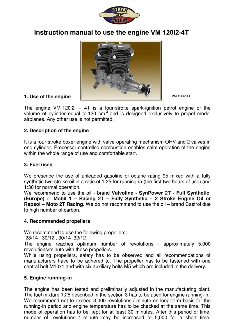Valach Motors VM 120i2-4T User manual