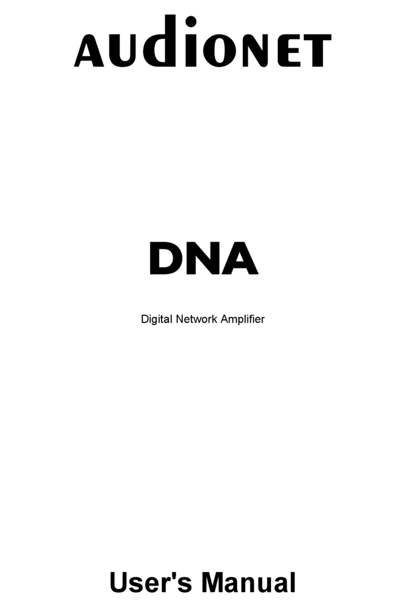 Audionet DNA User manual