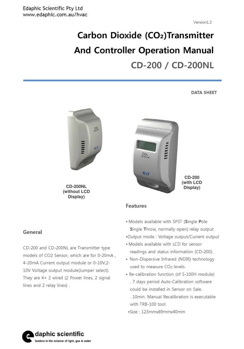 Edaphic CD-200 Operation manual