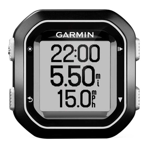 Garmin Edge 25 owner's manual