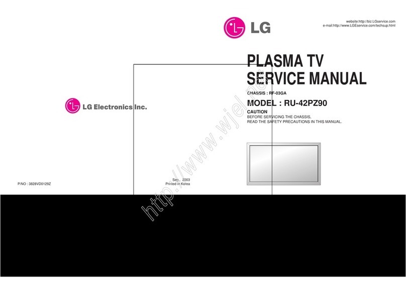 LG RU-42PZ90 - Stand For 42 Inch Plasma EDTV... User manual