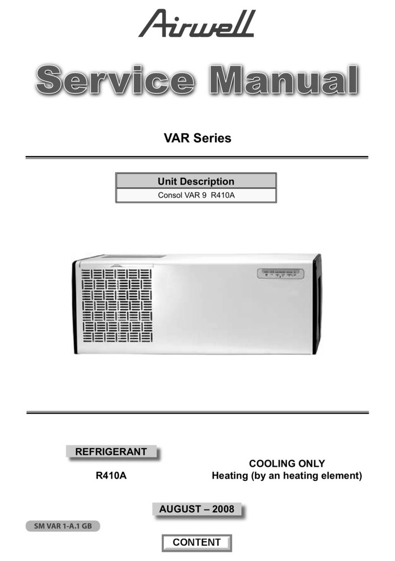Airwell VAR 9 Service manual