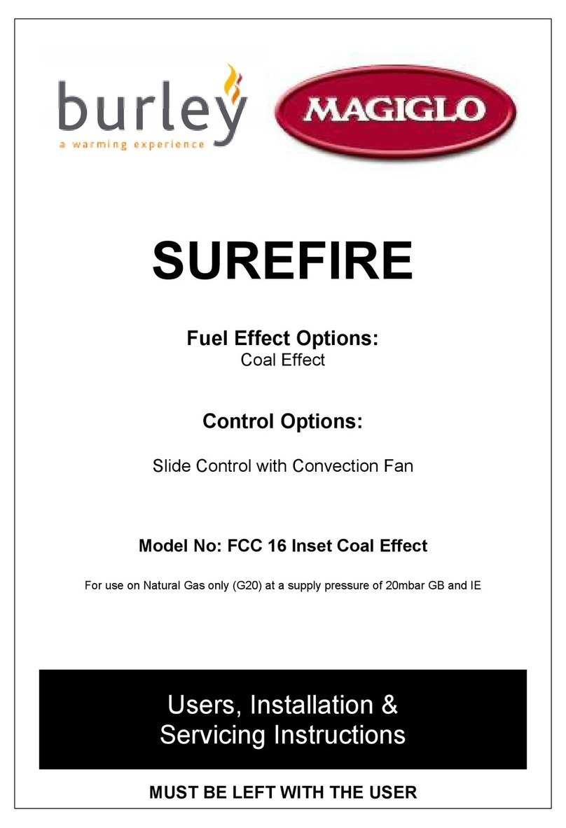 Burley Surefire FCC 16 User, installation & servicing instructions Burley Surefire FCC 16 User, installation & servicing instructions