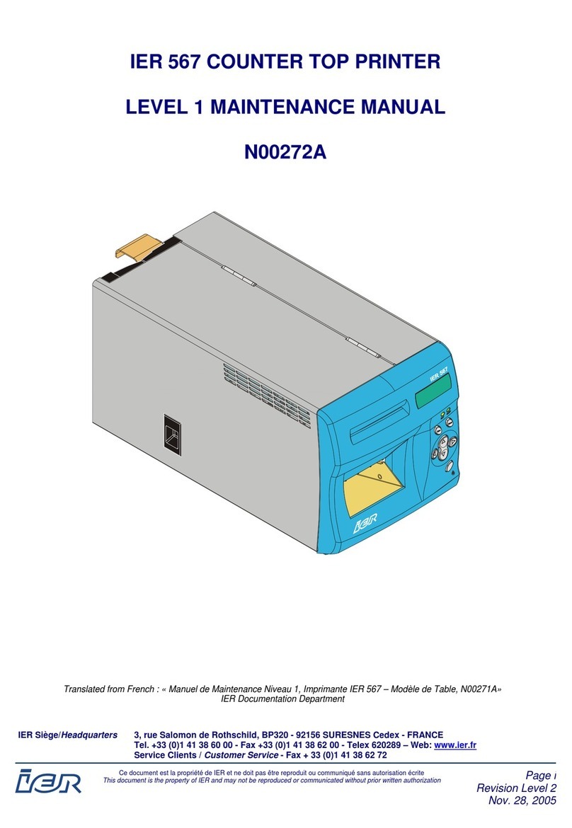 Ier 567 User manual