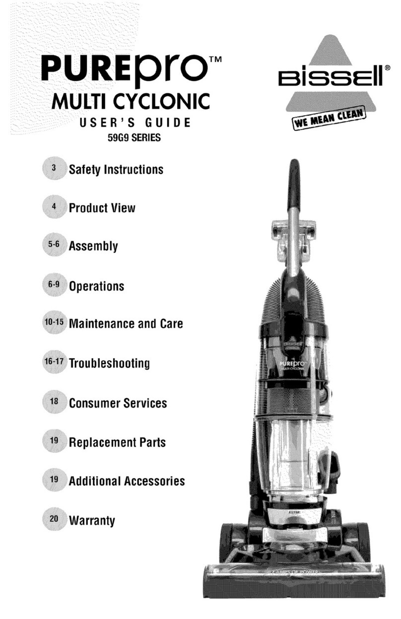 Bissell 59G9 User manual
